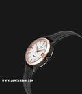 Seagull D219.101L Classic Automatic Mechanical Ladies White Dial Black Leather Strap-1