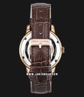 Seagull D519.405 Classic Automatic Mechanical White Dial Brown Leather Strap-2