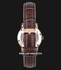 Seagull D519.405L Classic Automatic Mechanical Ladies White Dial Brown Leather Strap-2
