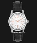 Seagull D819.437 Classic Automatic Mechanical White Dial Black Leather Strap-0
