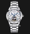 Seagull M162S Flywheel Automatic Mechanical Silver Dial Stainless Steel Strap-0