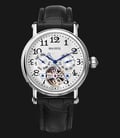 Seagull M170SL - Automatic Mechanical Open Heart Black Leather-0