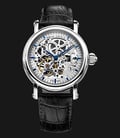 Seagull M182SK-BL - Automatic Mechanical Skeleton Dial Black Leather-0