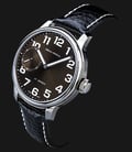 Seagull M222S-BR - Manual Mechanical Black Leather Strap-1