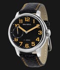 Seagull M222S-OR - Manual Mechanical Black Leather Strap-0