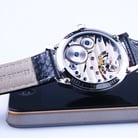 Seagull M222S-OR - Manual Mechanical Black Leather Strap-4