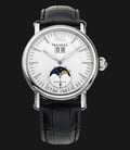 Seagull M308S - Automatic Mechanical Moon Phase Black Leather-0