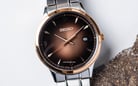 Seiko Classic SGEH90P1 Discover More Men Brown Dial Stainless Steel Strap-4