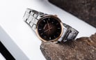 Seiko Classic SGEH90P1 Discover More Men Brown Dial Stainless Steel Strap-5