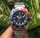 Seiko SKA369P1 Kinetic Divers 200M Blue Dial Stainless Steel-4