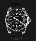 Seiko Divers SKA371P2 Kinetic Dive Silver-Tone Watch with rubber Strap -0