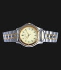 Seiko Classic SKG012 Beige Dial Two Tone Stainless Steel Strap-2