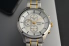 Seiko Chronograph SKS541P1 Discover More Silver Dial Dual Tone Stainless Steel Strap-4