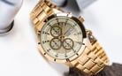 Seiko Chronograph SKS566P1 Men Champagne Dial Gold Stainless Steel Strap-4