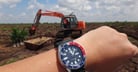 Seiko Diver SKX009J1 Automatic Watch Dark-blue Dial Rubber Strap-3