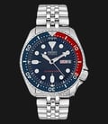 Seiko SKX015K2 Automatic Divers 200M Black Dial Stainless Steel Strap-0