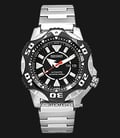 Seiko Automatic SKZ283K1 Superior Star Monster Diver 200M Black Dial Stainless Steel Strap-0