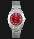 Seiko Classic SLL005P1 Perpetual Calender Red Dial Stainless Steel Strap-0