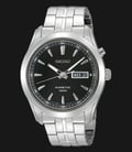 Seiko Kinetic SMY103P1 Black Dial Stainless Steel Strap-0