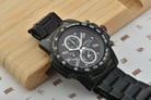 Seiko Chronograph SNAD21P1 Black Dial Black Ion Plated Stainless Steel Strap-5