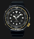 Seiko Prospex SNE498P1 Golden Tuna Save The Ocean Black Dial Black Silicone Strap Special Edition-0