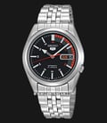 Seiko 5 Sports SNK375K1 Automatic Black Dial Stainless Steel Strap-0