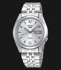 Seiko 5 Sports SNK385K1 Automatic Silver Dial Stainless Steel Strap-0