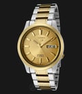 Seiko 5 Sports SNK792K1 Automatic Gold Dial Dual Tone Stainless Steel Strap-0