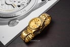 Seiko 5 Sports SNK876K1 Automatic Gold Dial Gold Stainless Steel Strap-5