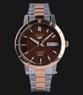 Seiko 5 Sports SNK890K1 Automatic Brown Dial Dual Tone Stainless Steel Strap-0