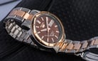 Seiko 5 Sports SNK890K1 Automatic Brown Dial Dual Tone Stainless Steel Strap-2