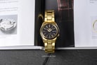 Seiko 5 Sports SNKL50K1 Automatic Black Dial Gold Stainless Steel Strap-4