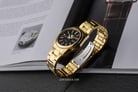 Seiko 5 Sports SNKL50K1 Automatic Black Dial Gold Stainless Steel Strap-5