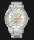 Seiko 5 SNKN53K1 Automatic Silver Dial Stainless Steel Strap-0