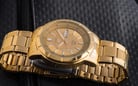 Seiko 5 Sports SNKN62K1 Automatic Gold Dial Gold Stainless Steel Strap-5