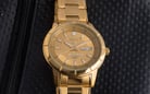 Seiko 5 Sports SNKN62K1 Automatic Gold Dial Gold Stainless Steel Strap-6