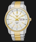 Seiko 5 Sports SNKP14K1 Automatic Silver Dial Dual Tone Stainless Steel Strap-0