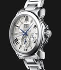 Seiko Premier SNP139P1 Kinetic Big Date Perpetual Silver Dial Stainless Steel-1