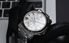 Seiko Premier SNP139P1 Kinetic Big Date Perpetual Silver Dial Stainless Steel-5
