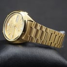 Seiko 5 Sports SNXS80K1 Automatic Gold Dial Gold Stainless Steel Strap-3