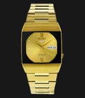 Seiko 5 SNY012J1 Champagne Automatic Gold Dial Gold Stainless Steel-0