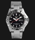 Seiko 5 Sports SNZF57K1 Automatic Black Dial Stainless Steel Strap-0