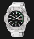 Seiko 5 SNZG21K1 Sports Automatic Black Dial Stainless Steel Strap-0