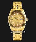 Seiko 5 Sports SNZG56K1 Automatic Gold Dial Gold Stainless Steel Strap-0