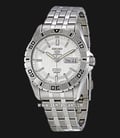 Seiko 5 Sports SNZH73K1 Automatic Silver Textured Dial Stainless Steel Strap-0