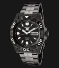 Seiko 5 Sports SNZH93K1 Automatic Black Dial Black Stainless Steel Strap-0