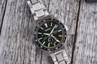 Seiko Presage SPB219J1 Sharp Edged 140Th Anniversary GMT Automatic Green Dial Stainless Steel Strap-6