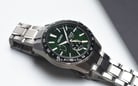 Seiko Presage SPB219J1 Sharp Edged 140Th Anniversary GMT Automatic Green Dial Stainless Steel Strap-16