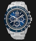 Seiko Lord SPC235P1 Chronograph Blue Dial Stainless Steel-0
