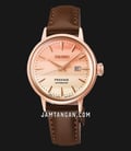 Seiko Presage SRE014J1 Cocktail Time Star Bar Pinky Twilight Brown Leather Strap Limited Edition-0